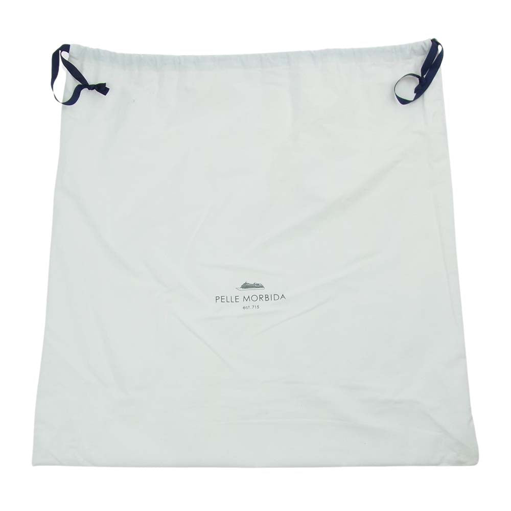 PELLE MORBIDA ペッレモルビダ PMO-CA113 Capitano キャピターノ パスケース&ホイッスル ビジネス トートバック ブラック ブラック系【新古品】【未使用】【中古】