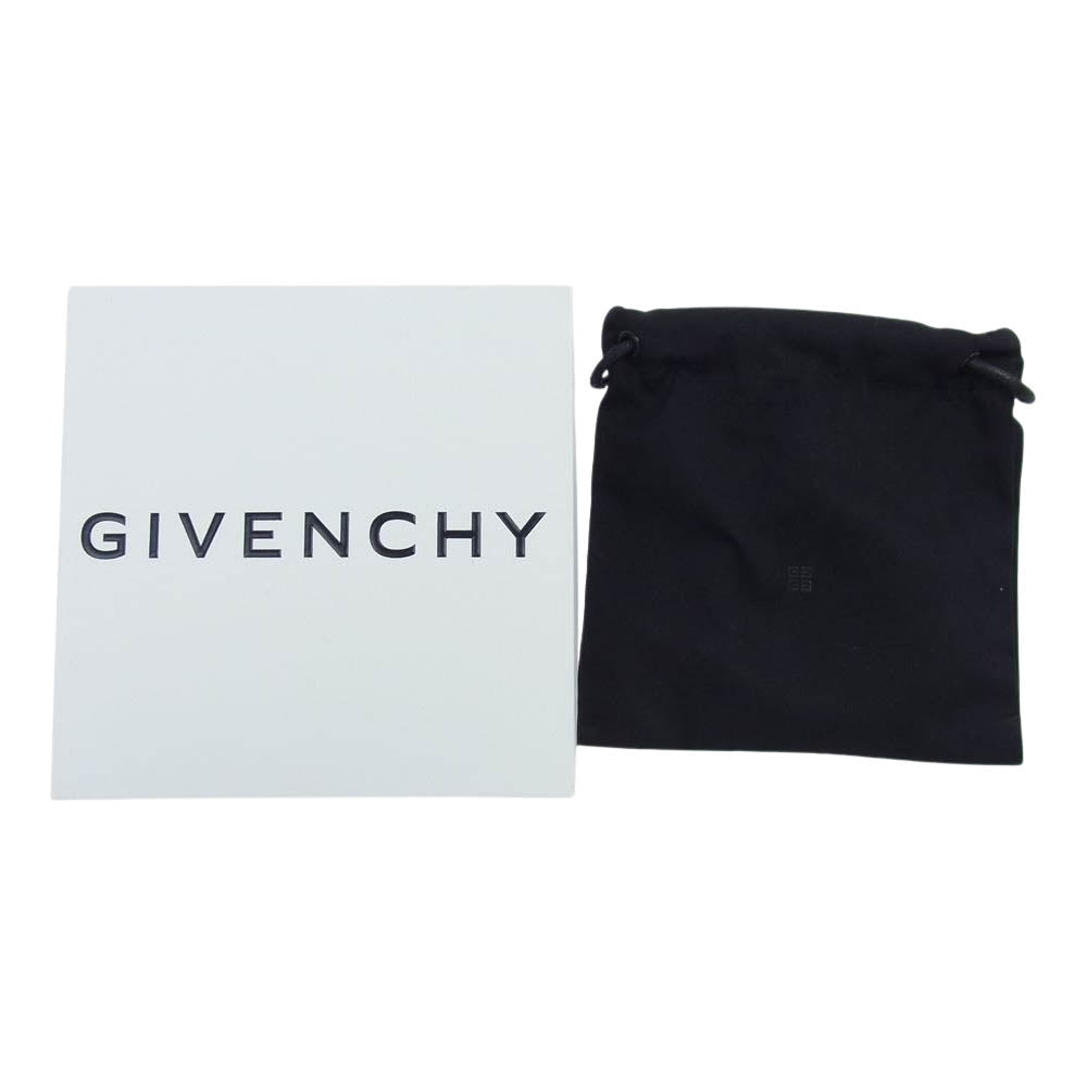 GIVENCHY ジバンシィ BF20CEF047 Lock bracelet ロック レザー ブレスレット ブラック系 シルバー系【中古】
