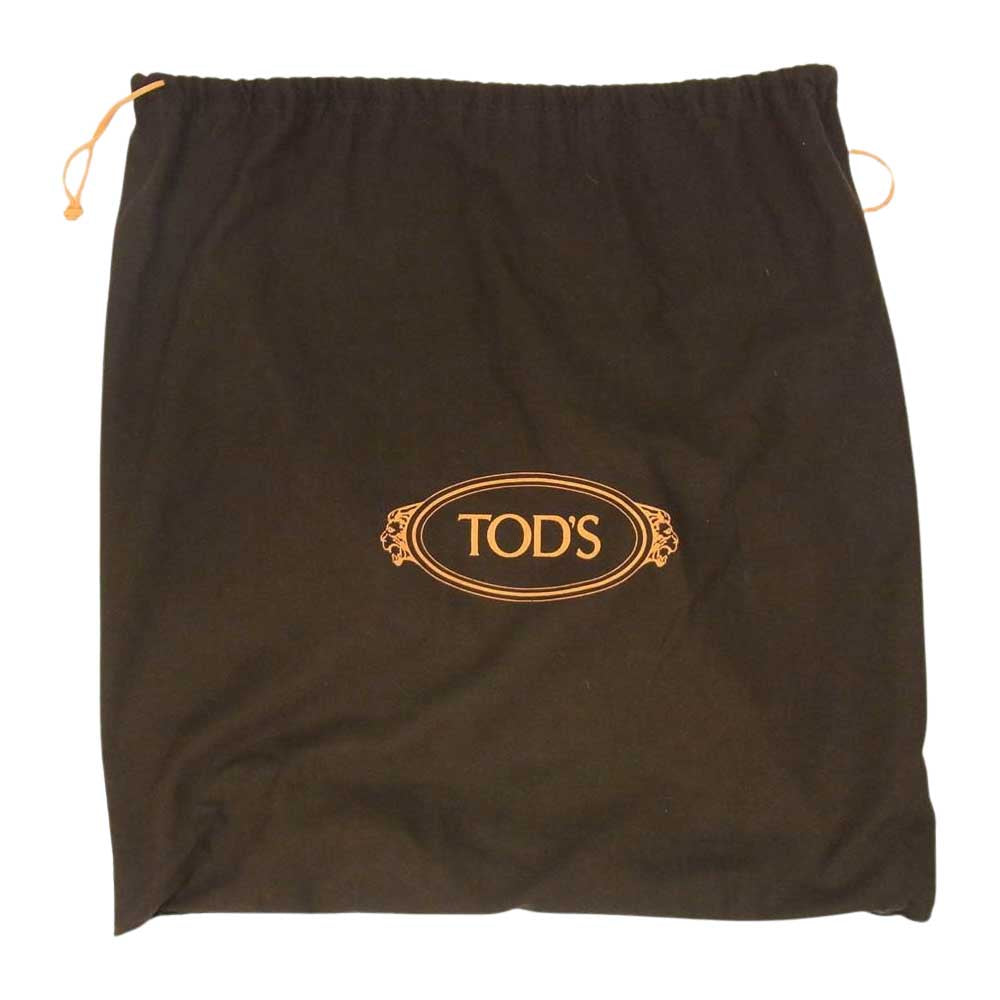 TOD’S トッズ レザー トートバッグ ハンドバッグ ショルダーバッグ レッド系【中古】