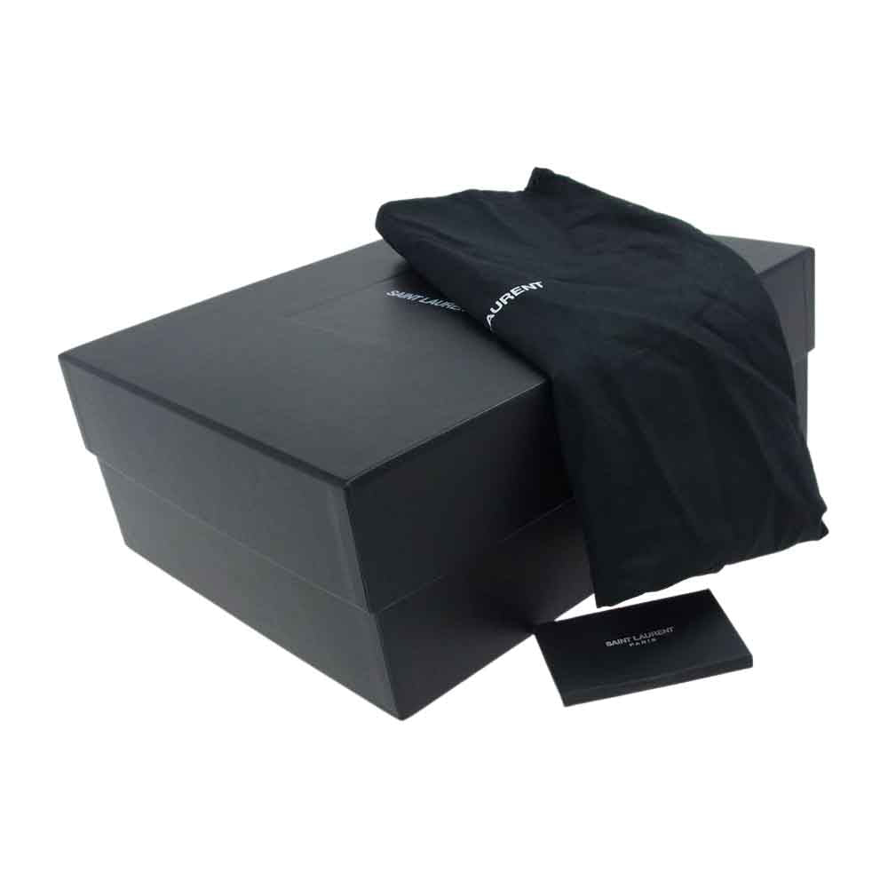 SAINT LAURENT サンローラン 496880 D5X00 WYATT40 HARNESS BOOTS ワイアット ハーネスブーツ オリーブ系 43【中古】
