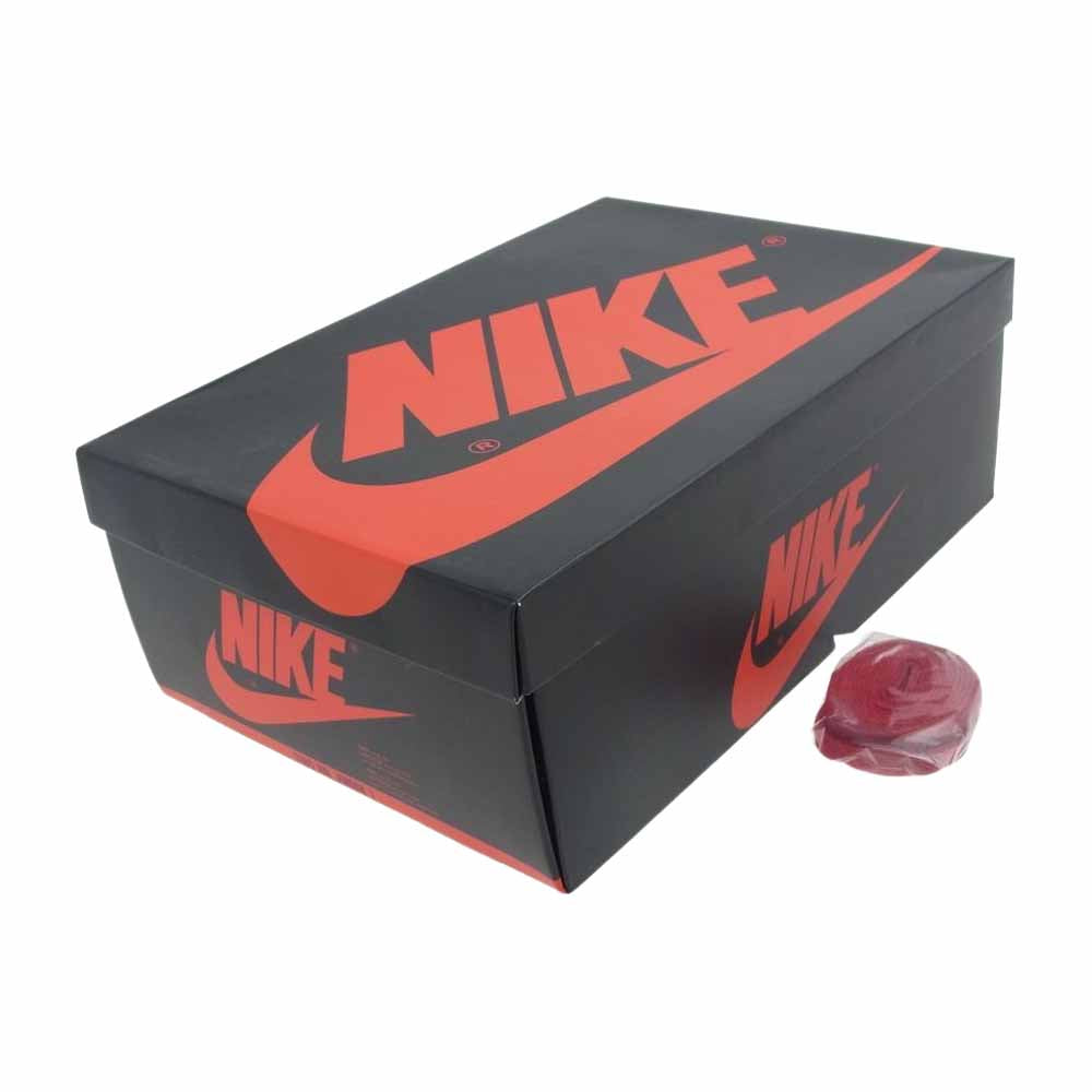 NIKE ナイキ 555088-610 AIR JORDAN 1 RETRO HIGH OG BRED TOE エアジョーダン レトロ ハイ ブレッド トゥ レッド系 ブラック系 ホワイト系 27cm【中古】