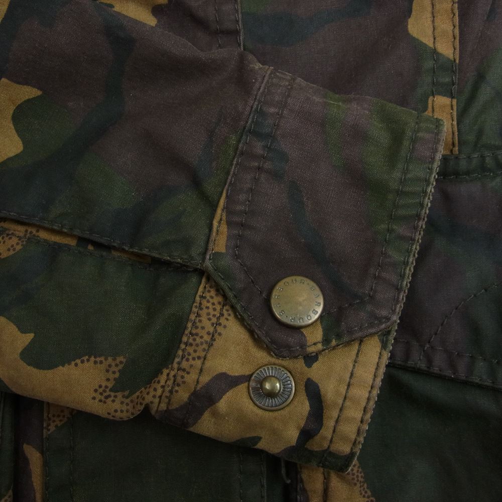 Barbour バブアー 1501016 VALIANT WAX JACKET ヴァリアント ワックス ジャケット オイルド ジャケット カーキ系 UK8【中古】