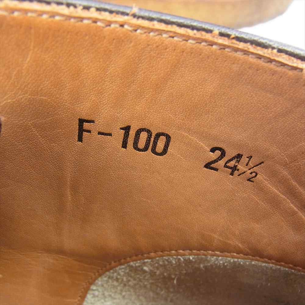 SCOTCH GRAIN スコッチグレイン F-100 クレープソール チャッカブーツ ブラウン系 24.5【中古】