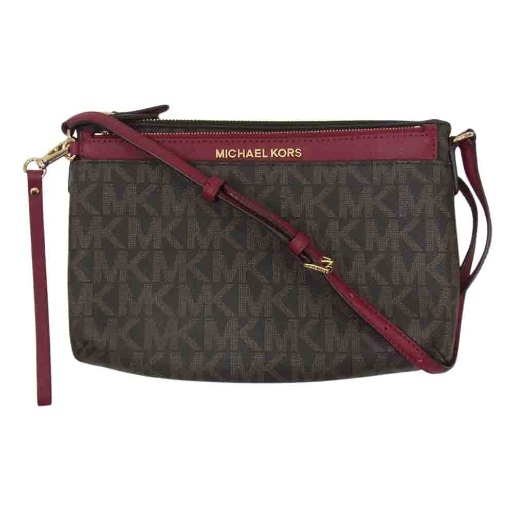 Michael Kors マイケルコース 35H7GTVM3B ロゴ 総柄 斜め掛け 