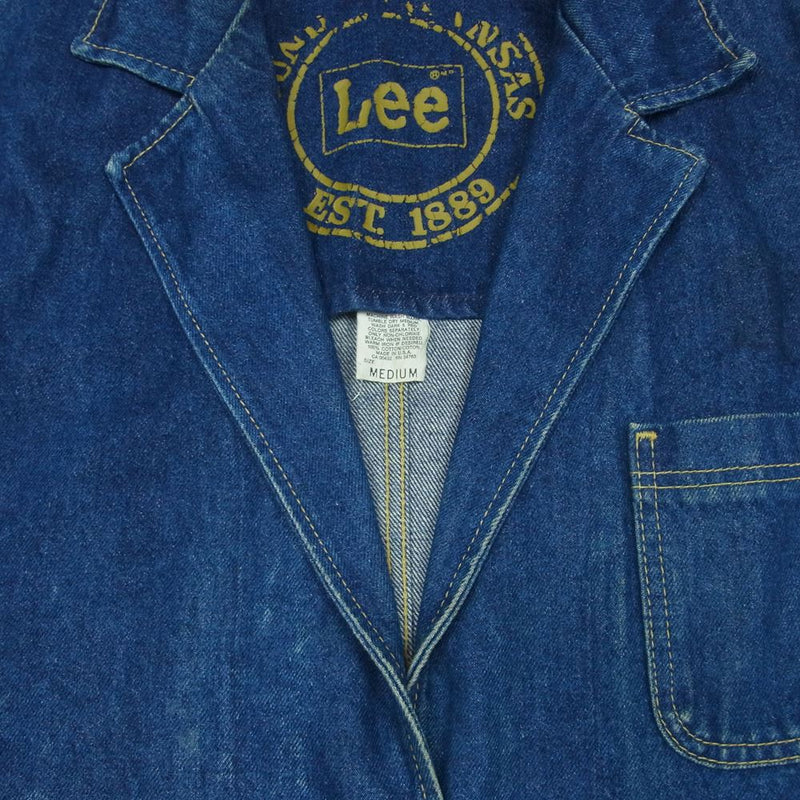 Lee リー 80s ビンテージ デニム テーラード ジャケット コットン USA