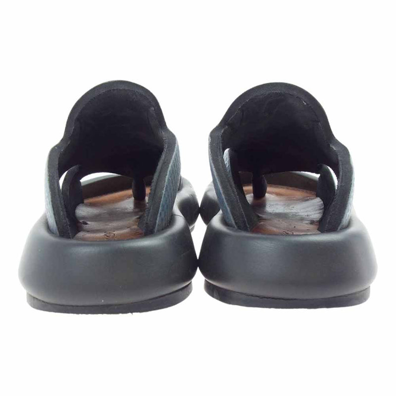 ミドリカワリョウ Ninja Sandal 忍者 サンダル ブラック系 ネイビー系【中古】