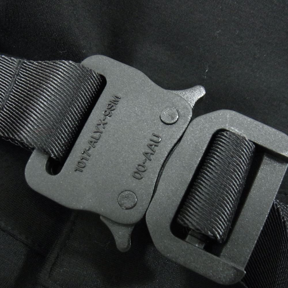 アリクス 国内正規品 Rollercoaster バックルベルト付き ストレッチ センタープレス パンツ ブラック系 44【中古】