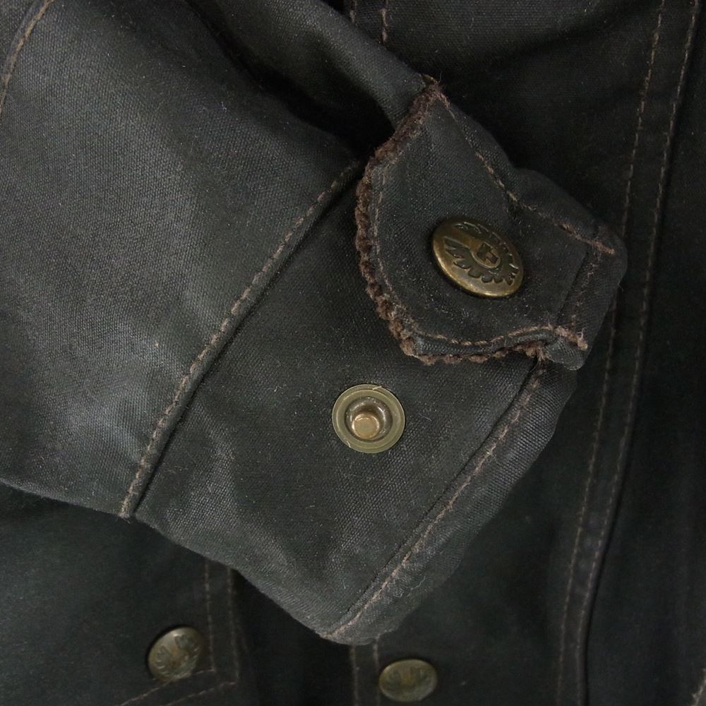 BELSTAFF ベルスタッフ GOLD LABEL ゴールド レーベル ワックス コットン オイルド ジャケット ブラック系 S【中古】