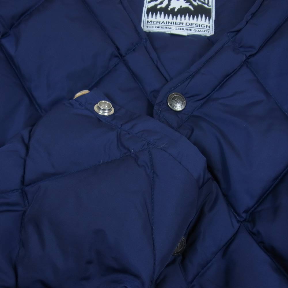 Mt RAINIER DESIGN マウントレイニアデザイン キルティング ダウン カーディガン ネイビー系【中古】