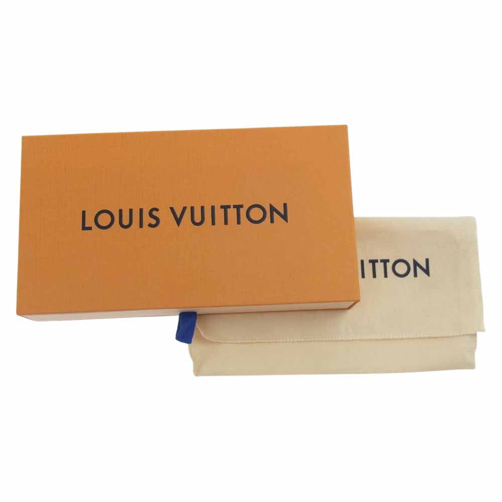 LOUIS VUITTON ルイ・ヴィトン M80481 バイカラー モノグラム アンプラント ジッピーウォレット ブラック系 ベージュ系【美品】【中古】