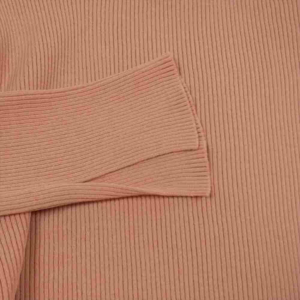 AURALEE オーラリー A22SB01RH ×Ron Herman ロンハーマン RIB BOAT NECK L/S TEE リブカットソー オレンジ系 ピンク系【美品】【中古】