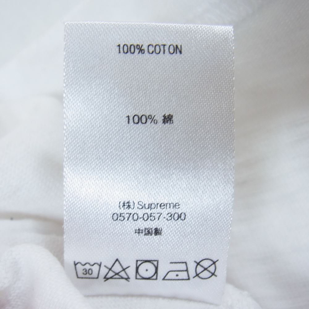 Supreme シュプリーム 20AW POCKET TEE ポケット 半袖 Tシャツ ホワイト系 S【中古】