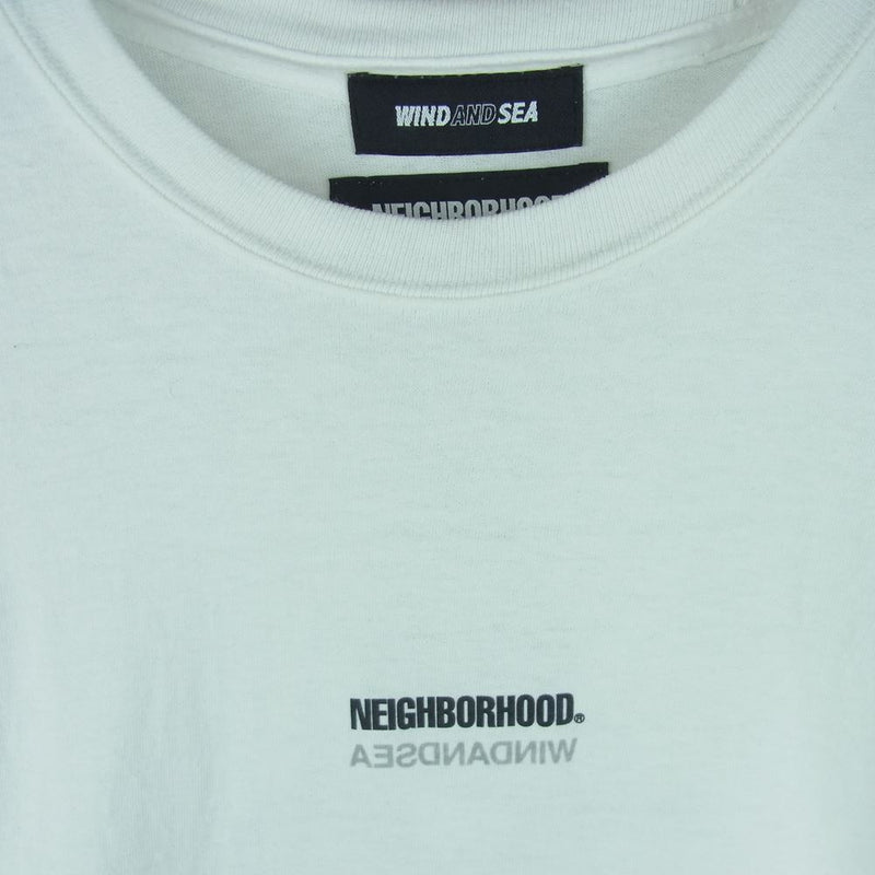 NEIGHBORHOOD ネイバーフッド 211ELWSN-LTM01S NHWDS-1/C-Tee LS バックプリント 長袖 Tシャツ ホワイト系  M【中古】