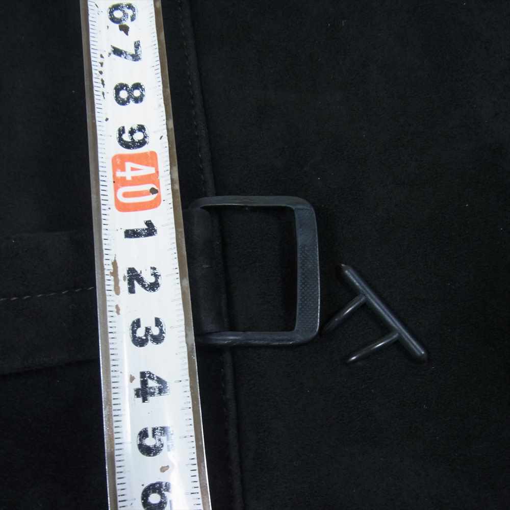 COMOLI コモリ 18SS M01-01003 TYPE-1st シープスキン スエード レザー ジャケット ブラック系【中古】