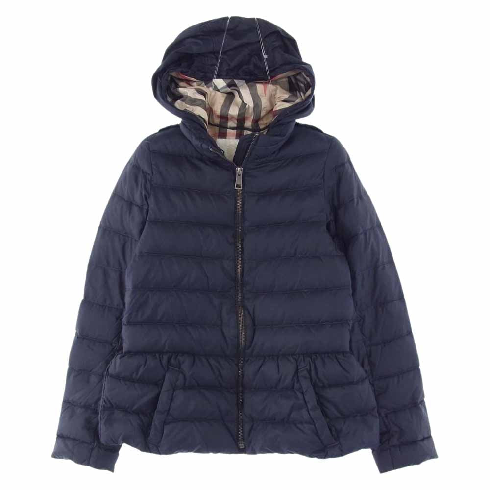 BURBERRY バーバリー ダウンジャケット ネイビー系 12Y 152cm【中古 