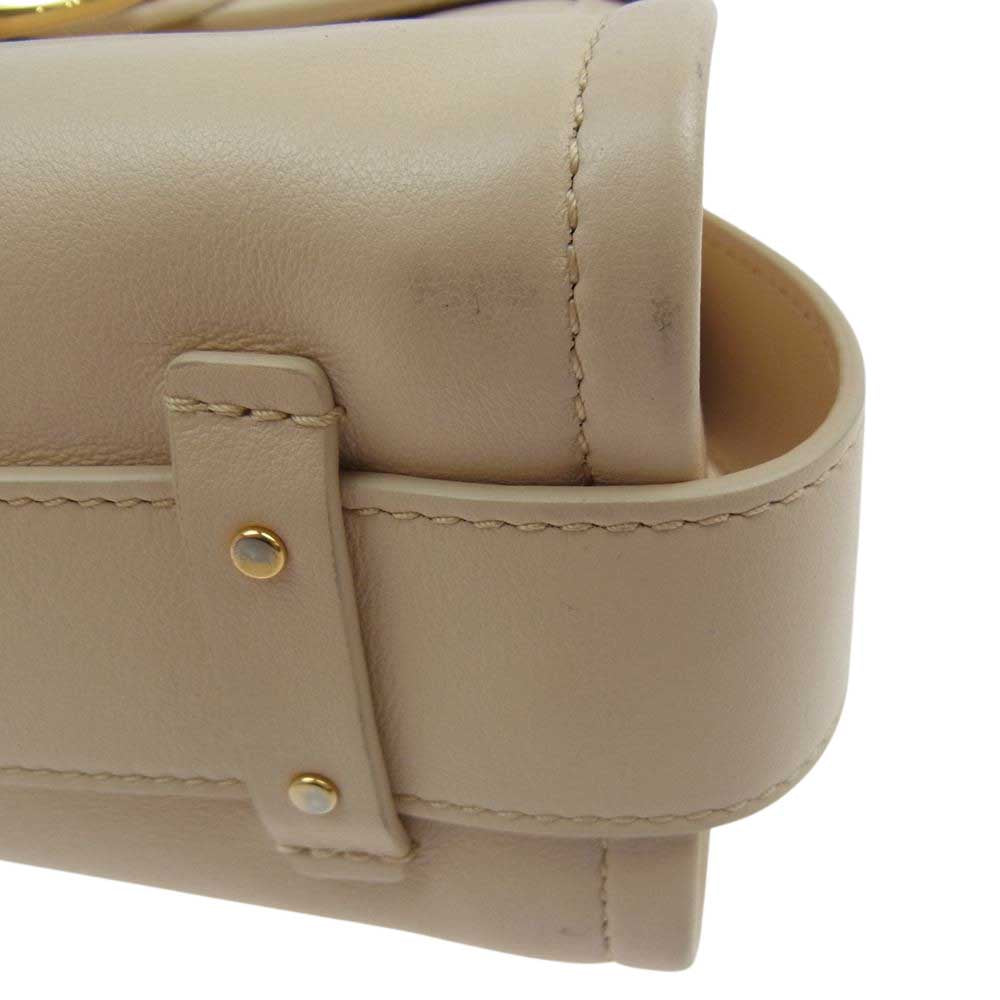 Chloe クロエ MINI TESS DAYBAG ミニ テス 2way ショルダー デイバッグ ベージュ系【中古】