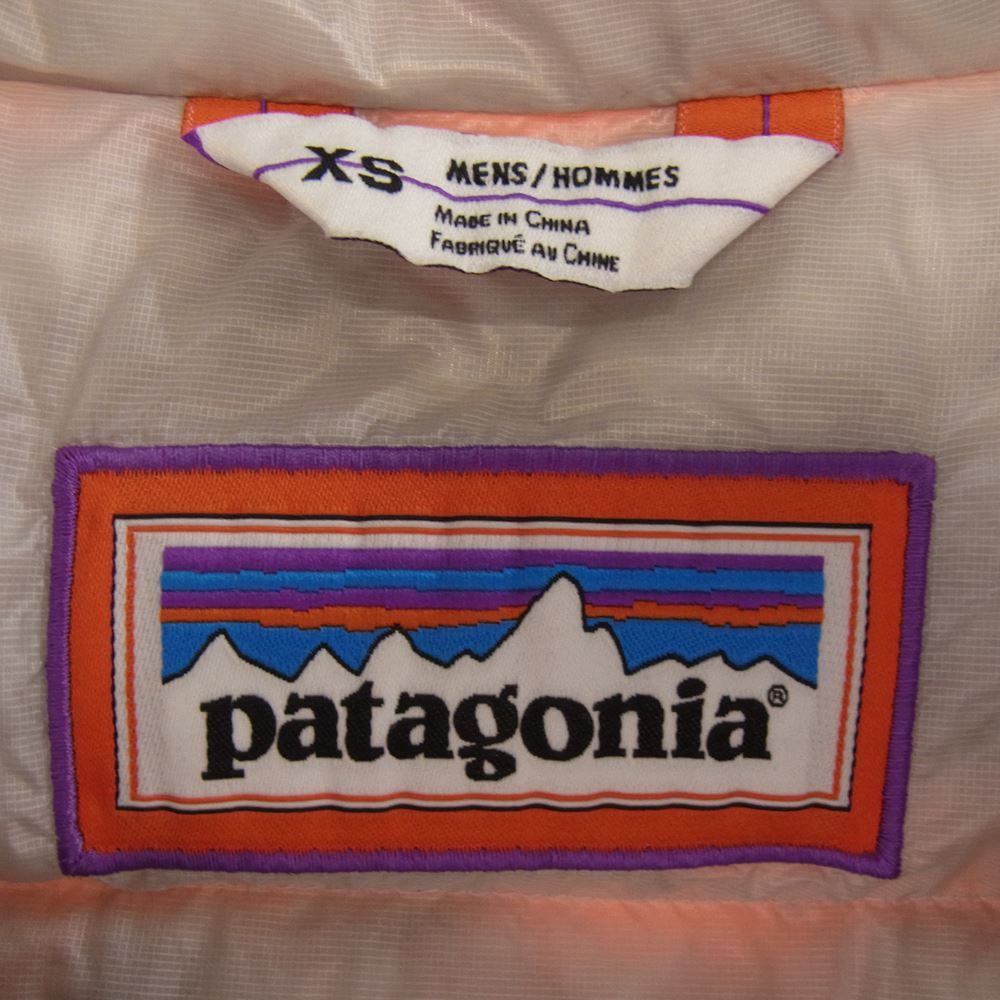 patagonia パタゴニア 13AW 84645 世界1000着限定 13年製 ENCAPSIL DOWN BELAY PARKA エンカプシル ダウン ビレイ パーカ ダウンジャケット オレンジ系 XS【美品】【中古】