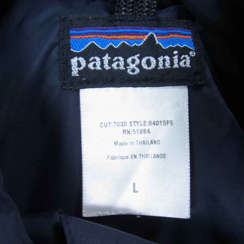 patagonia パタゴニア 05AW 84015 05年製 Puffball Vest パフボール 中綿 ベスト ブラック系 グレー系 L【中古】