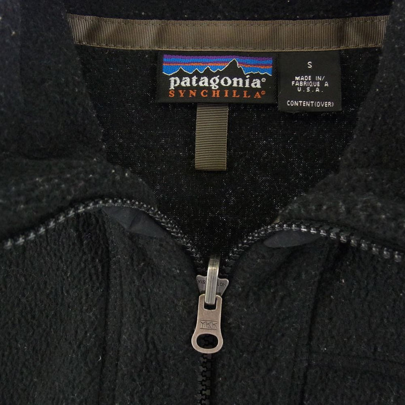 Patagonia SYNCHILLA フリースジャケット シンチラ ブラック
