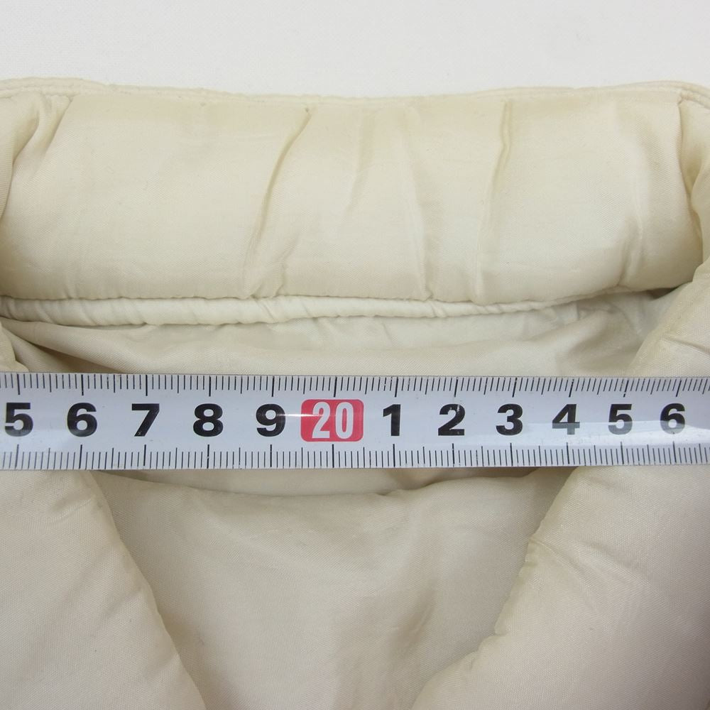 ISSEY MIYAKE イッセイミヤケ 80s LG23037 ヴィンテージ アーカイブ 筆タグ 旧タグ 中綿 キルティング ジャケット オフホワイト系 M【中古】