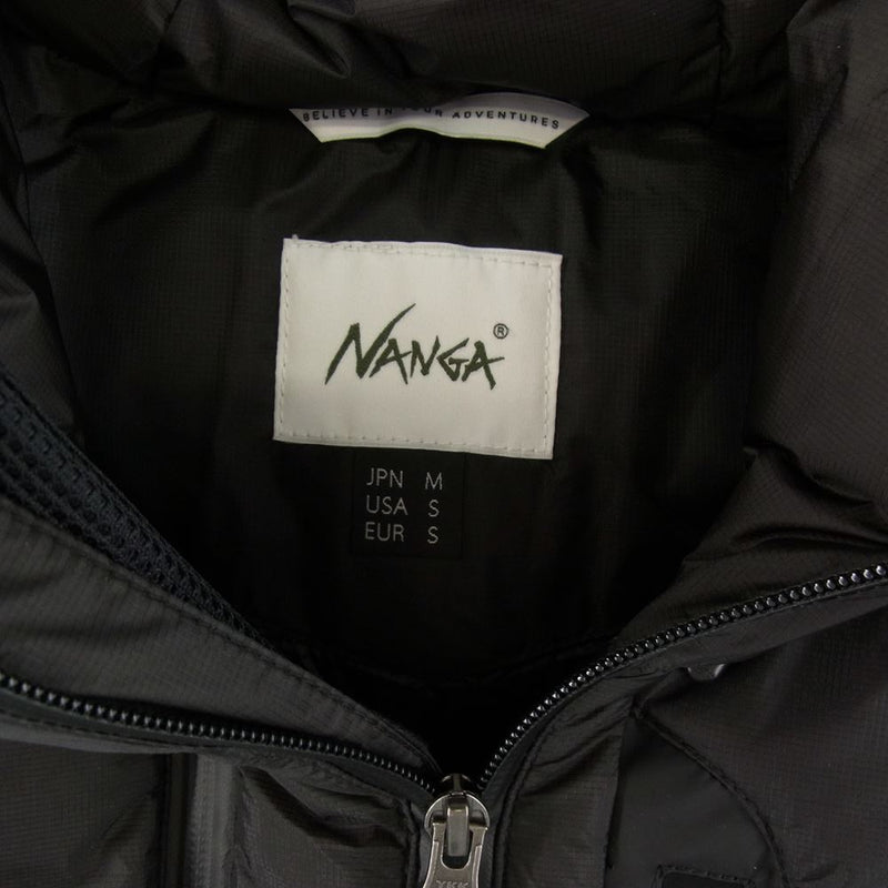ナンガ　オーロラダウンジャケット　XL　未使用品　　NANGA ブラック　黒