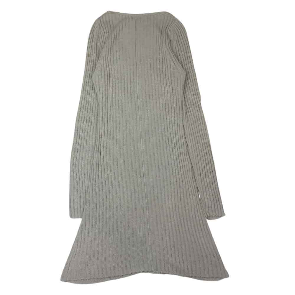 VALENTINO ヴァレンティノ Vネック ロング ニット ワンピース ベージュ系【中古】