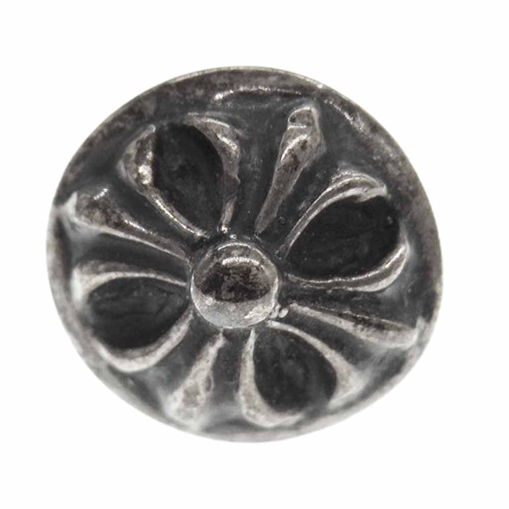 CHROME HEARTS クロムハーツ(原本無) クロスボール スタッド ピアス シルバー系【中古】