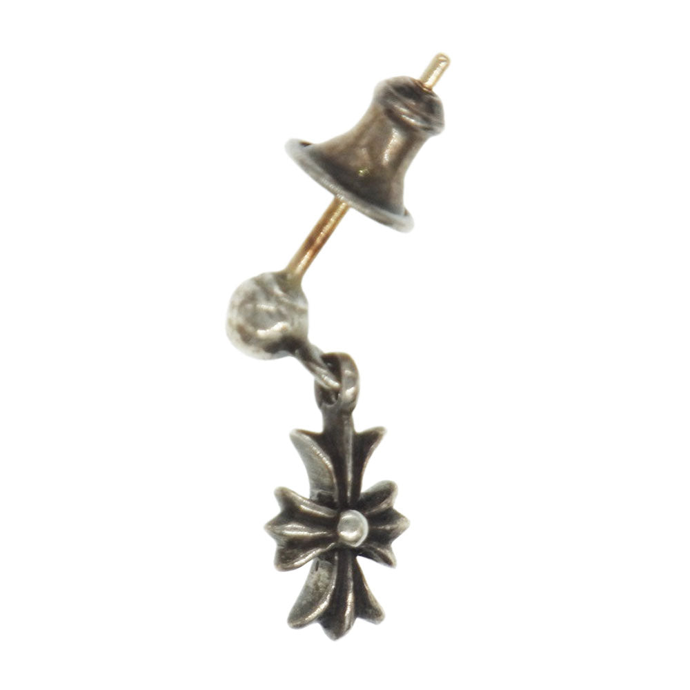 CHROME HEARTS クロムハーツ(原本無) TNY E CH PLS 1 タイニーE CHプラス ドロップ ピアス シルバー系【中古】