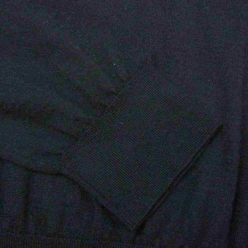 CRUCIANI クルチアーニ CU487.V03F6V イタリア製 シルク混カシミヤ Vネック ニット セーター ブラック系 52【中古】