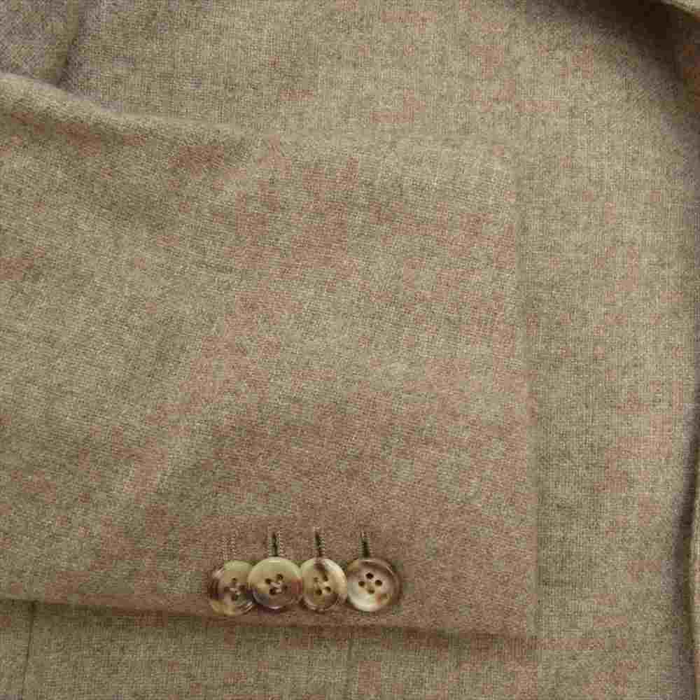 デペトリロ 国内正規品 イタリア製 カシミヤ100% CAPPOTTI Spinelli TW21106U 2B テーラードジャケット ブラウン系 カーキ系 50【中古】