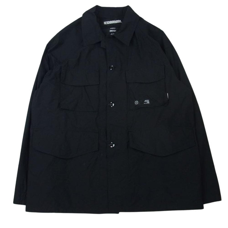 NEIGHBORHOOD × SRL　カバーオールジャケット　M　ブラック　刺繍ぉゃっ