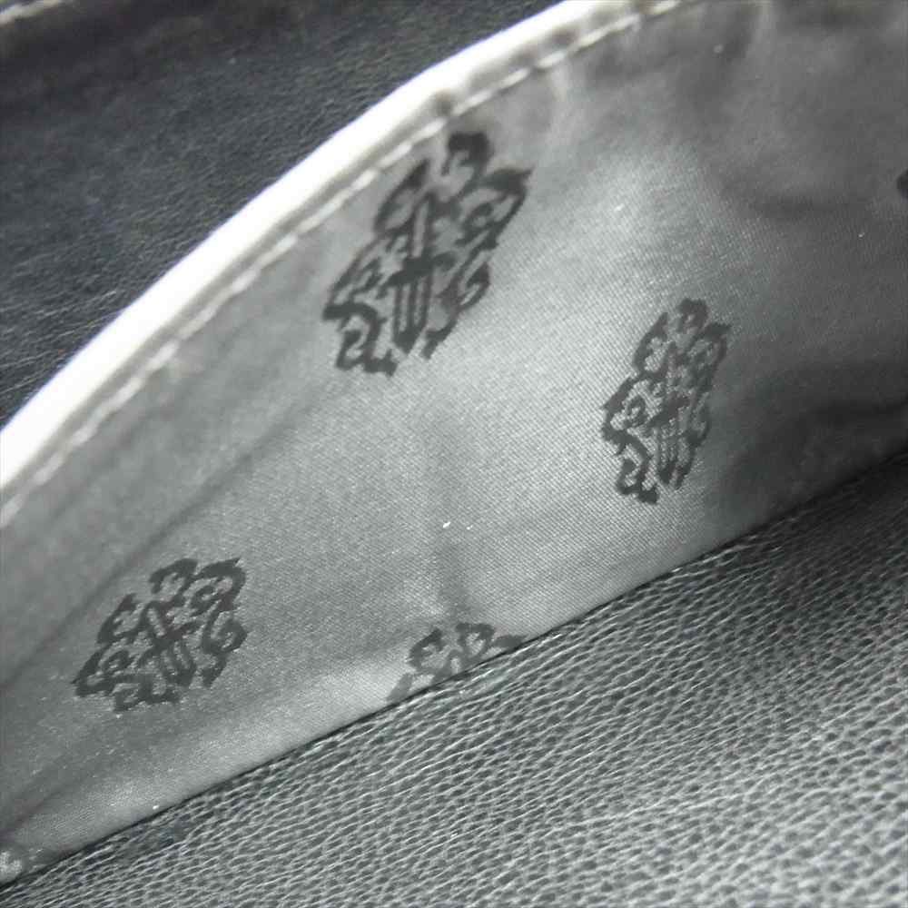 CHROME HEARTS クロムハーツ(原本無) REC F ZIP 3セメタリークロス パッチ ラウンドジップ ロングウォレット 長財布 ブラック系【中古】