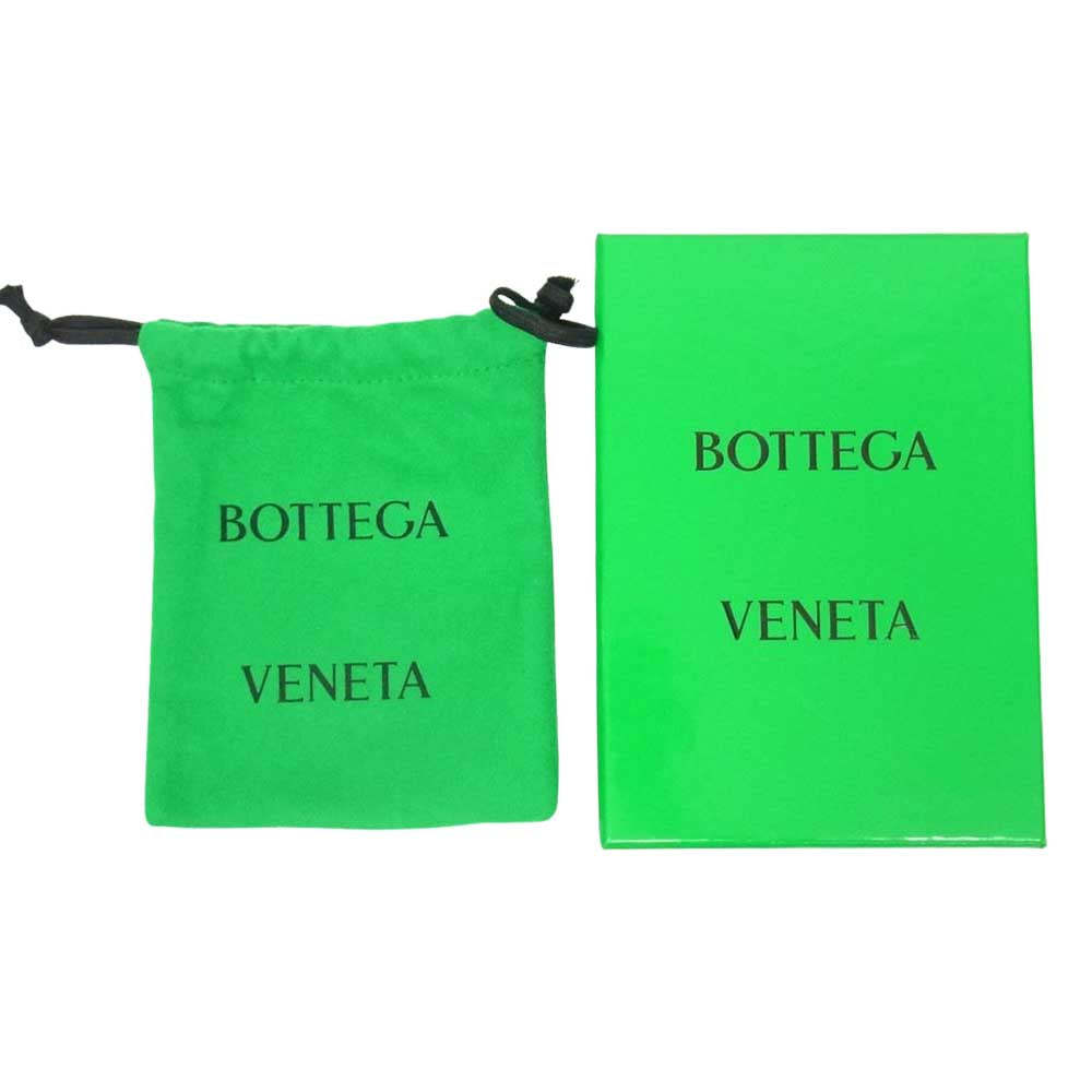 BOTTEGAVENETA ボッテガヴェネタ イントレチャート 2つ折り財布 ウォレット ブラック系【中古】