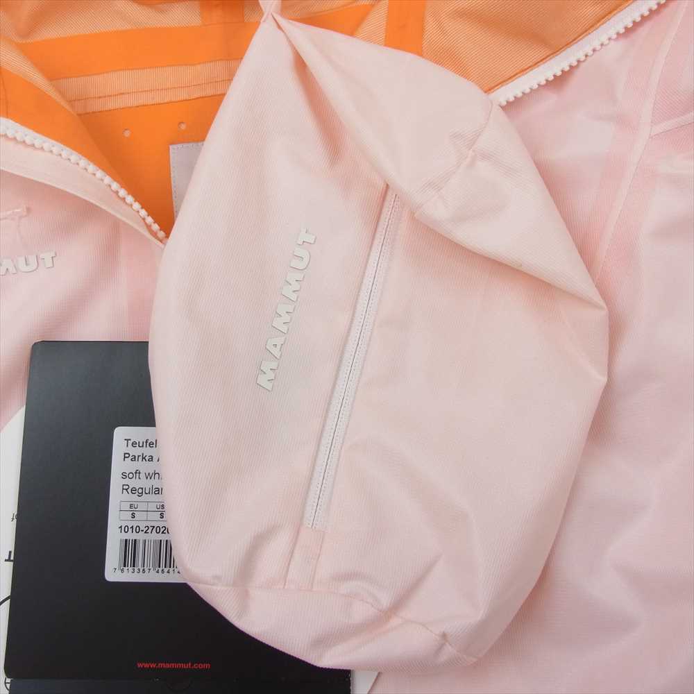 Mammut マムート 1010-26950 Teufelsberg HS Parka トイフェルスベルク パーカー ホワイト系 オレンジ系 M【新古品】【未使用】【中古】