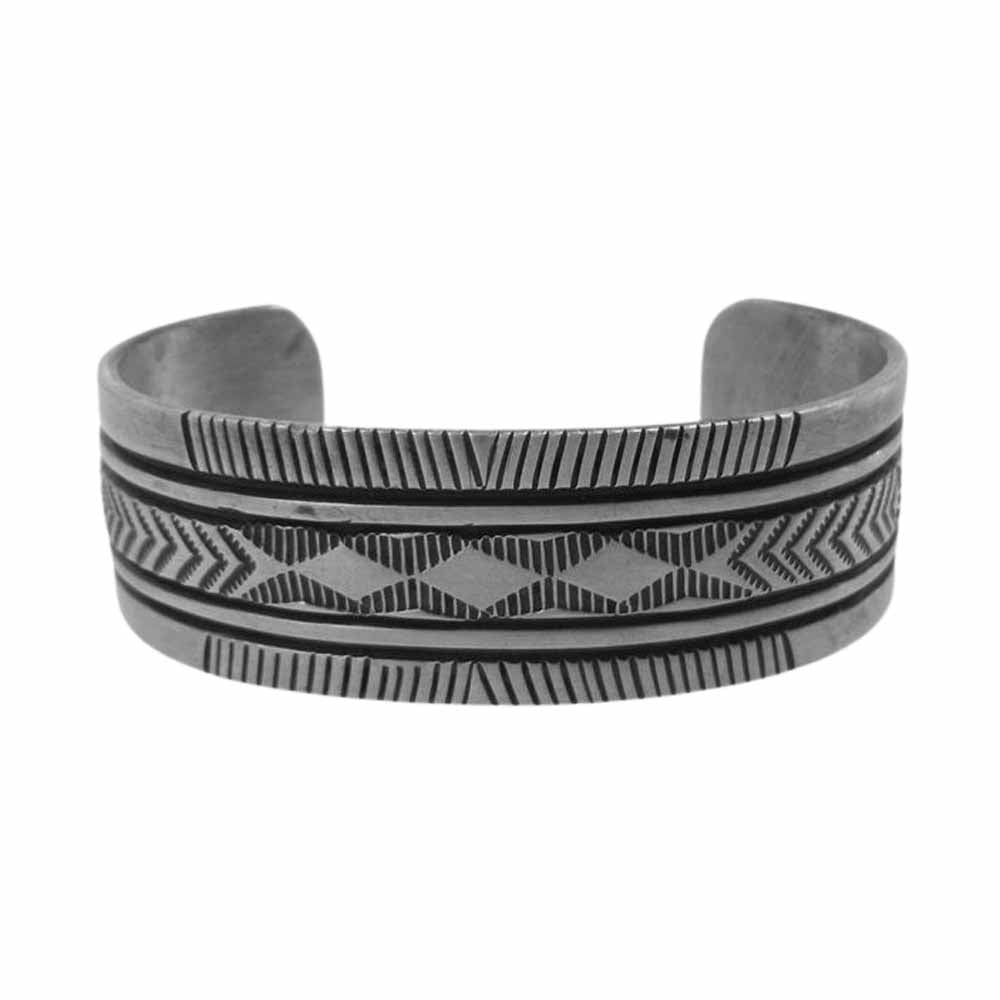 ブルースモーガン 145mm スタンプワーク バングル Sterling Silver