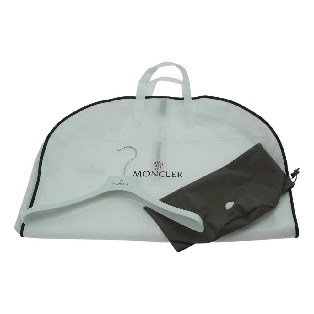 MONCLER モンクレール × HYKE ハイク 21AW LANGUARD ランガード SHORT GORE-TEX フード付き ダウンジャケット ゴアテックス グレー系 1【新古品】【未使用】【中古】