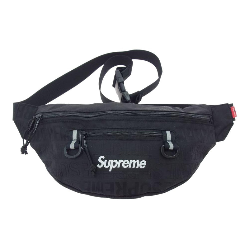 supreme Waist Bag 19ss black
