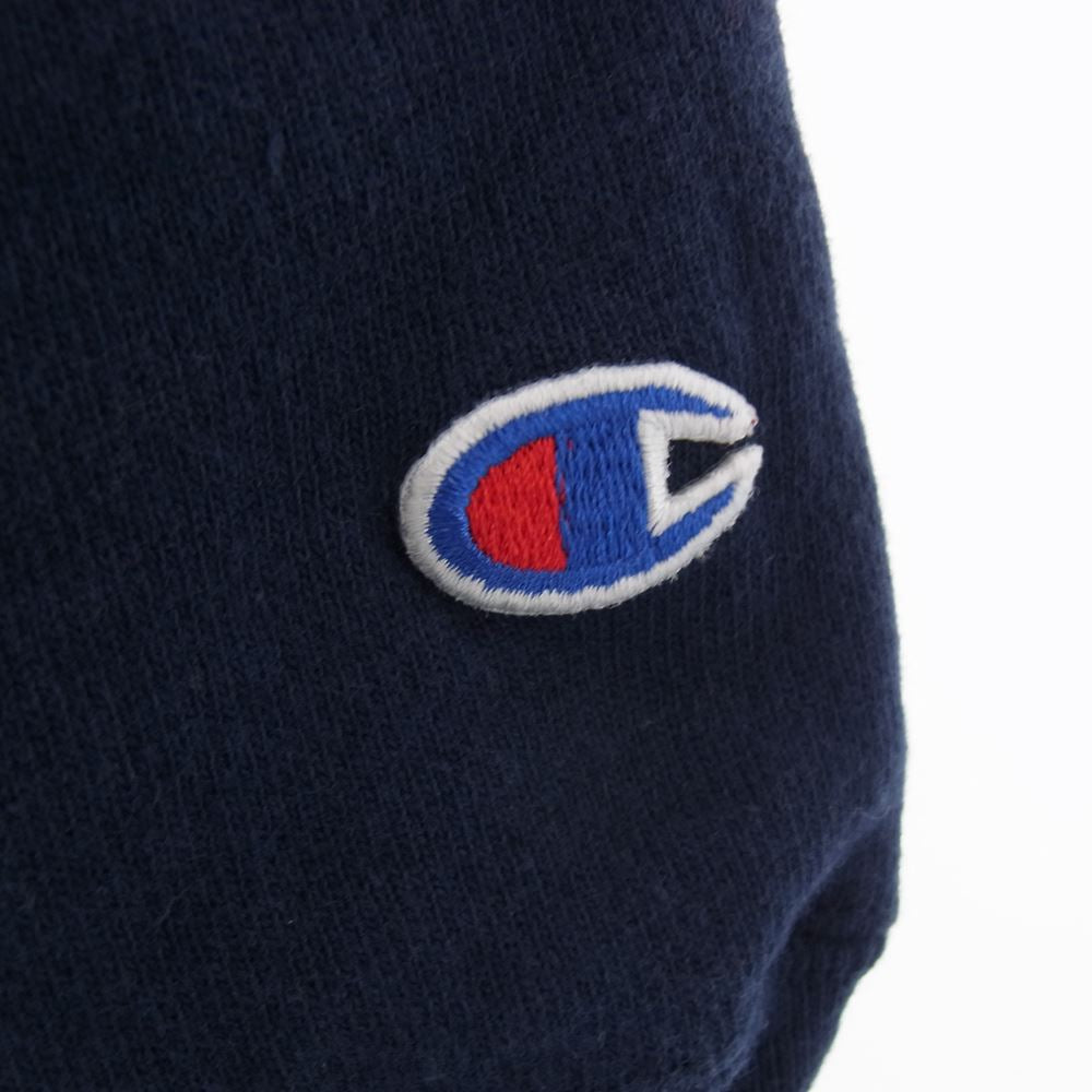 Champion チャンピオン 90s USA製 ビンテージ 刺繍タグ REVERSE WEAVE リバースウィーブ スウェットパーカー ネイビー系【中古】