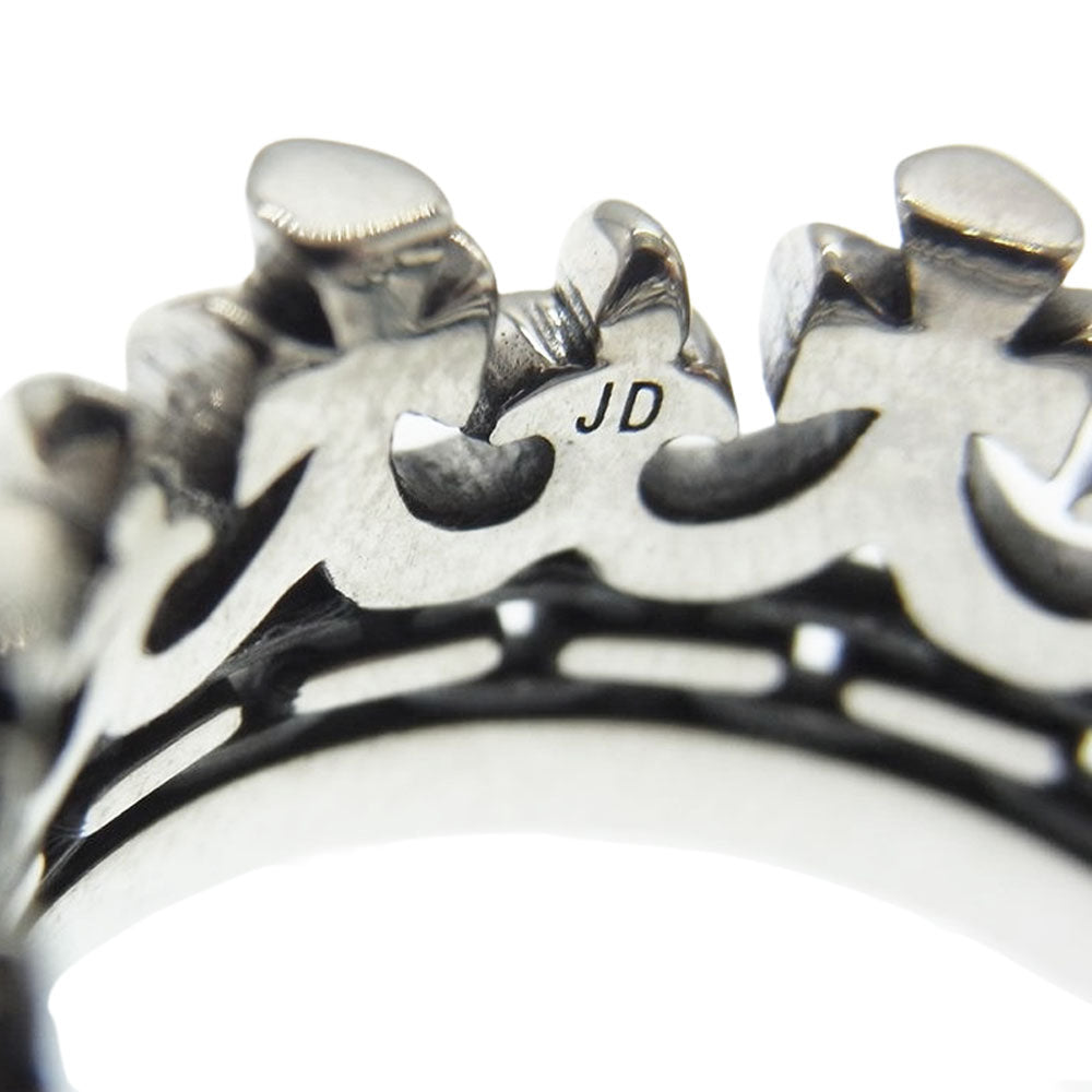 Justin Davis ジャスティンデイビス SRJ738 DIVISION Ring ディヴィジョン リング シルバー系【中古】