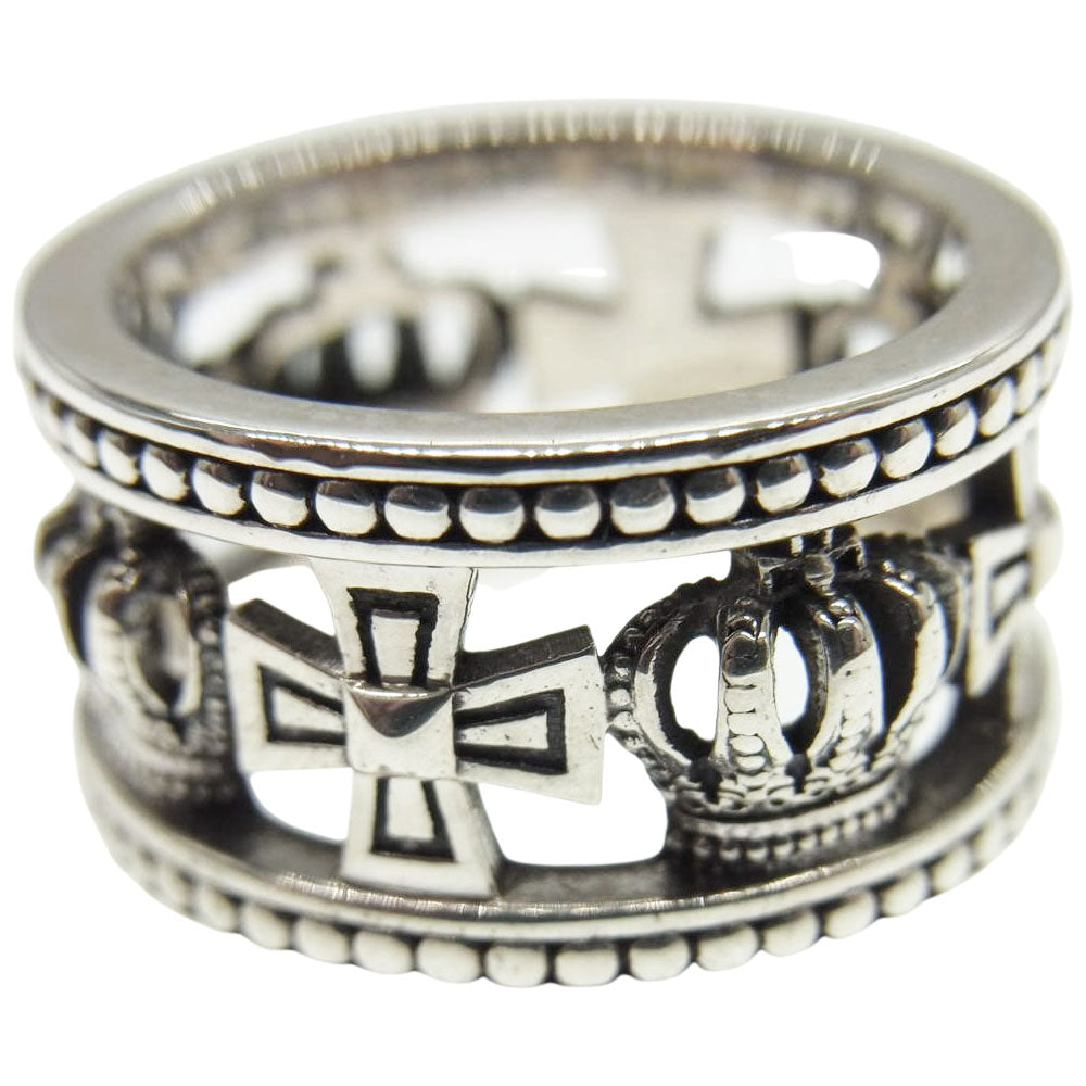 Justin Davis ジャスティンデイビス SRJ175 MEDIEVAL WEDDING BAND メディバル ウェディングバンド リング シルバー系【中古】