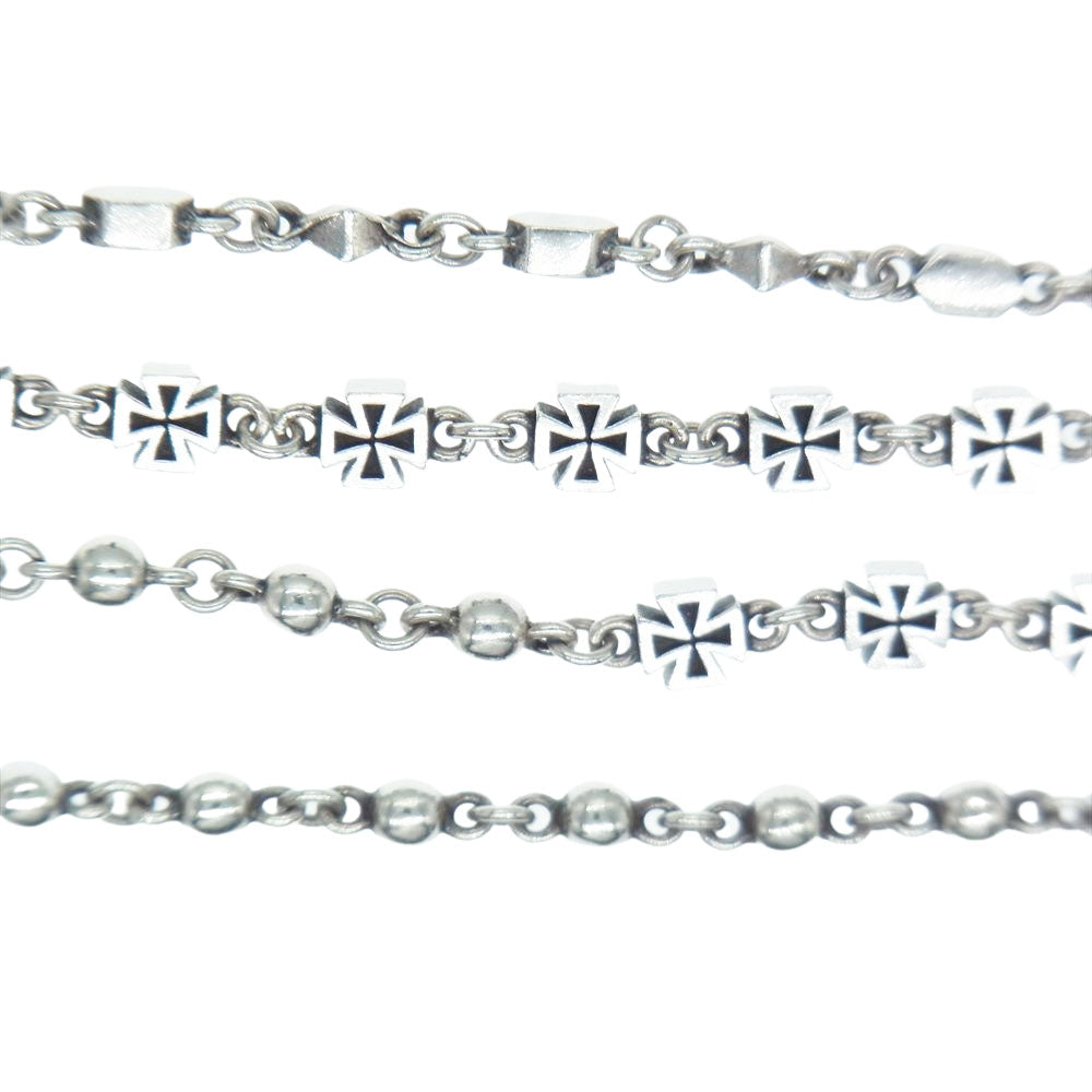 Justin Davis ジャスティンデイビス SNJ805 FRAGMENT CROWN クラウン チェーン シルバー系【中古】