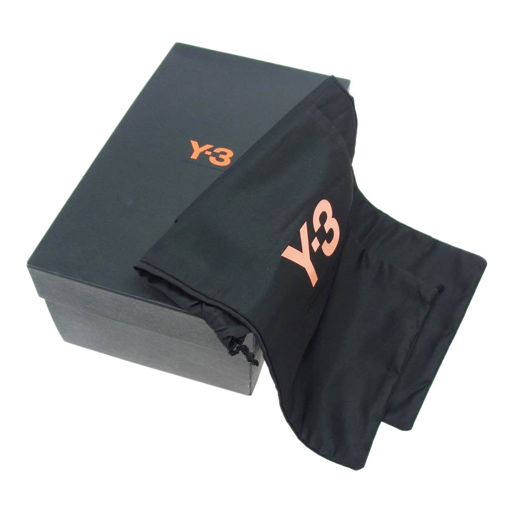 Yohji Yamamoto ヨウジヤマモト Y-3 ワイスリー EF2562 RAITO RACER ライトレーサー ローカット スニーカー ブラック系 26cm【美品】【中古】