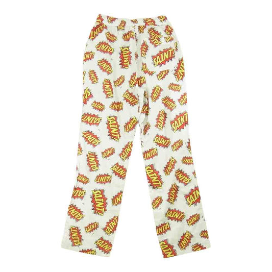 セントマイケル SM-A22-0000-028 AJAMA PANTS/POW パジャマパンツ ホワイト系 S【中古】
