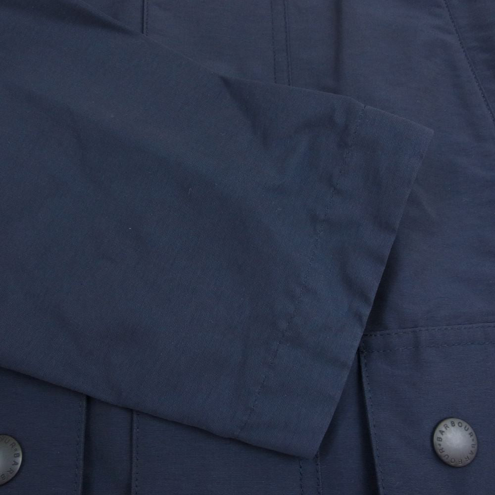 Barbour バブアー 1701106 ベトナム製 BEDALE SL ビデイル ノンオイルド ジャケット グレー系 ネイビー系 34【中古】
