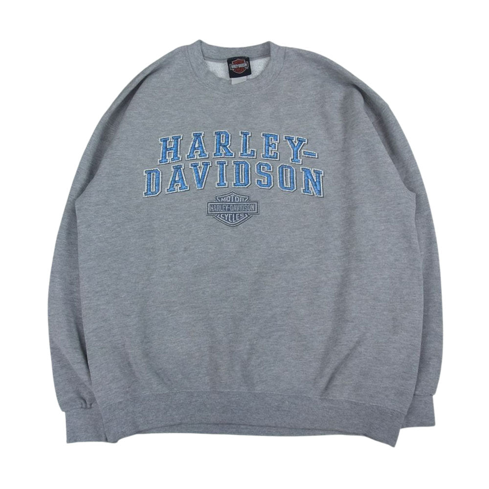 HARLEY DAVIDSON ハーレーダビッドソン ヴィンテージ プリント クルー