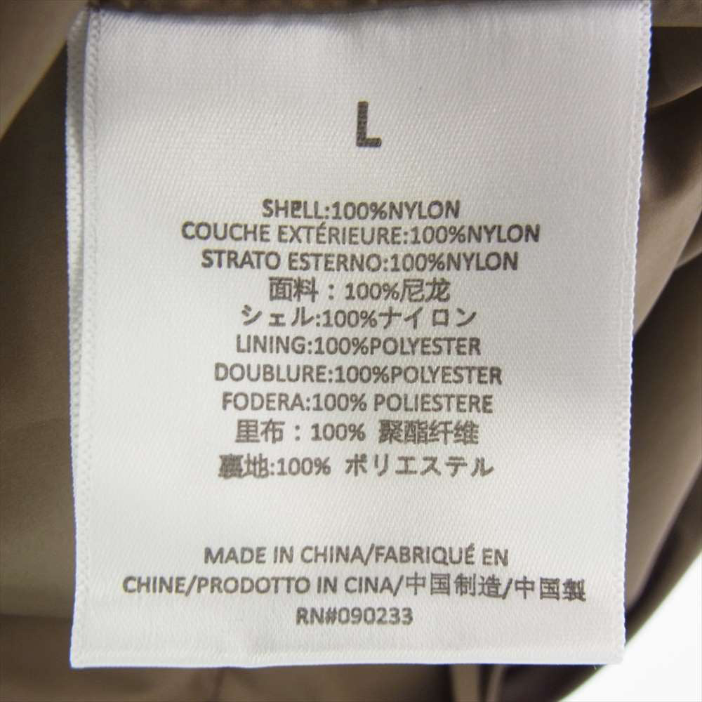 FEAR OF GOD フィアオブゴッド EW22F-186SU224004F ESSENTIALS Nylon Shirt エッセンシャルズ ナイロン 半袖 シャツ カーキ系 L【新古品】【未使用】【中古】