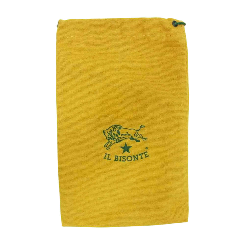 IL BISONTE イルビゾンテ がま口長財布 オレンジ系【中古】