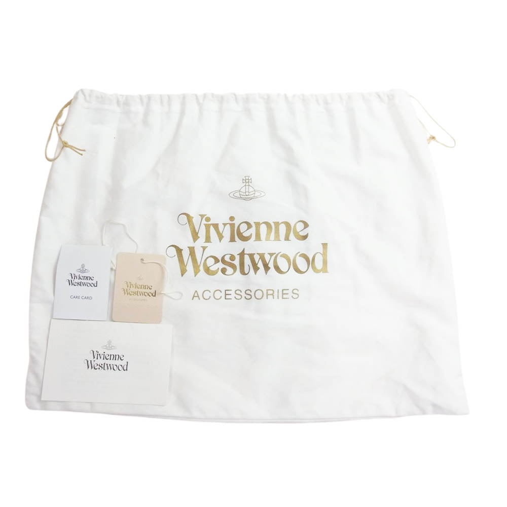 Vivienne Westwood ヴィヴィアンウエストウッド イタリア製 オーブ 2WAY ハンド ショルダーバッグ ブラック系【中古】