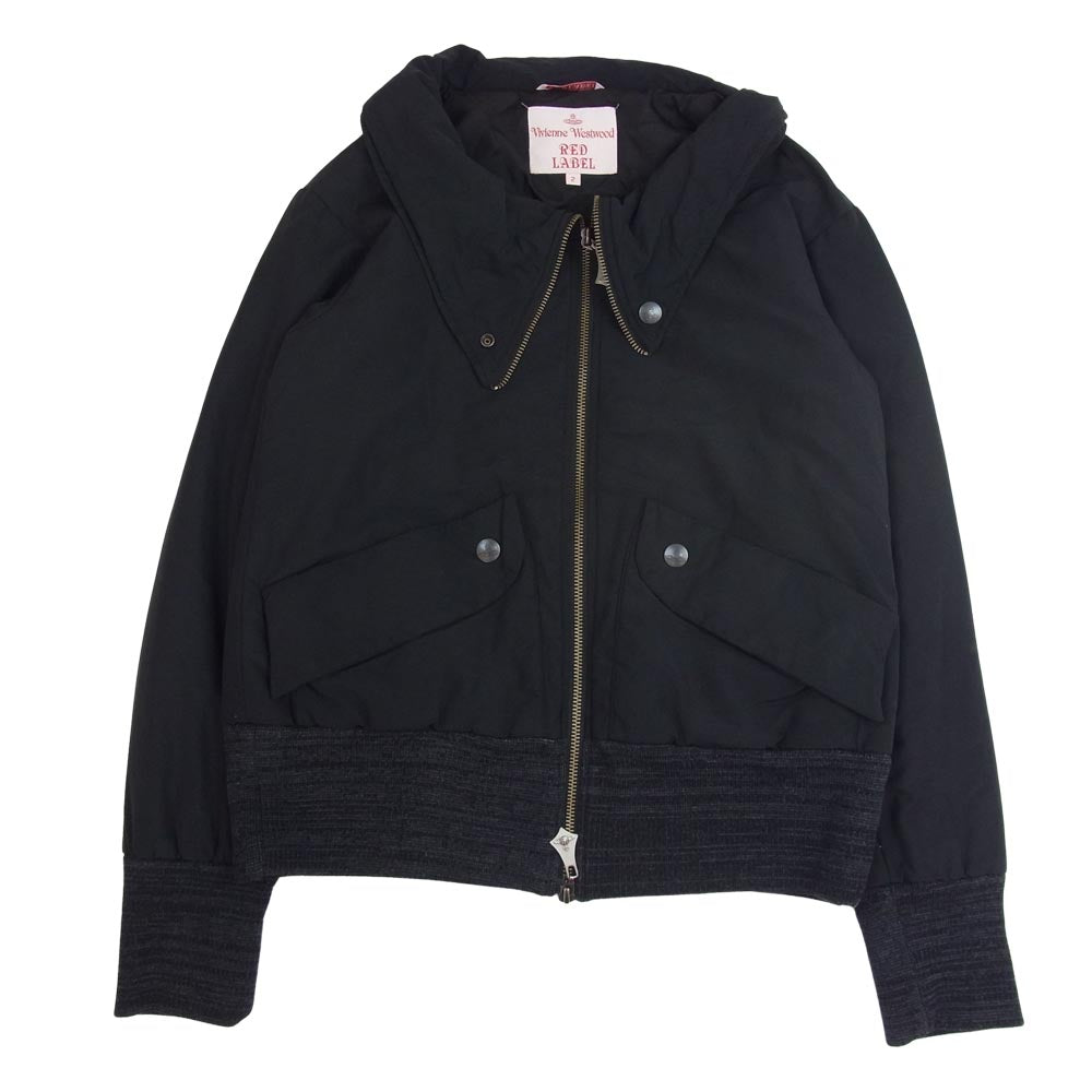 Vivienne Westwood RED LABEL　ブラックブルゾン Vivienne Westwood ヴィヴィアンウエストウッド REDLABEL レッド