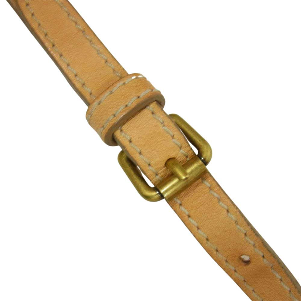 BREE ブリー ヌメ革 オール レザー ポーチ ショルダー バック ブラウン系【中古】